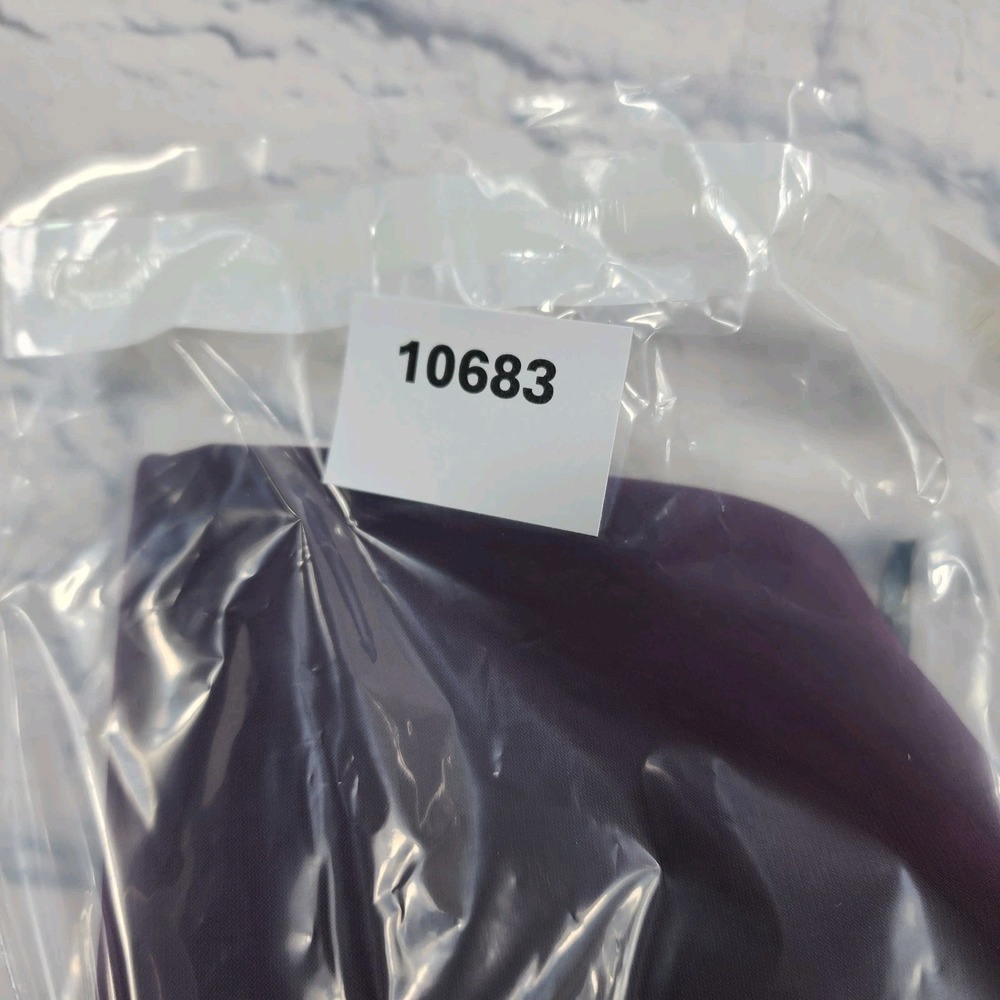 Clara Sun Woo 3/4 Sleeve Shirt WOMENS XL Purple Asymmetric Hem Stretch - Picture 10 of 10
